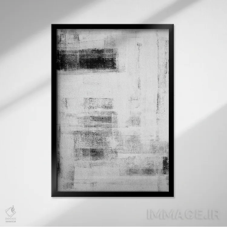 تابلو دکوراتیو درخور غار مردانه اثر کارول لین تایس - نمای قابدار مشکی