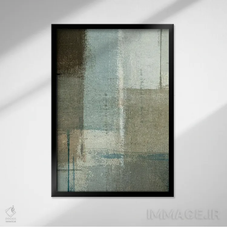 تابلو دکوراتیو میانه اثر کارول لین تایس - نمای قابدار مشکی