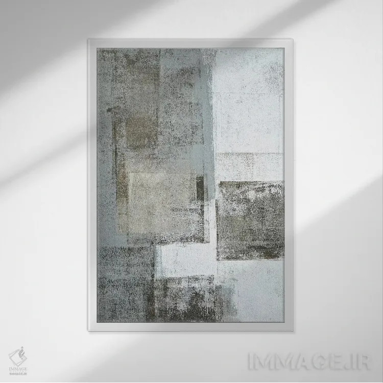 تابلو دکوراتیو شدید اثر کارول لین تایس - نمای قابدار سفید