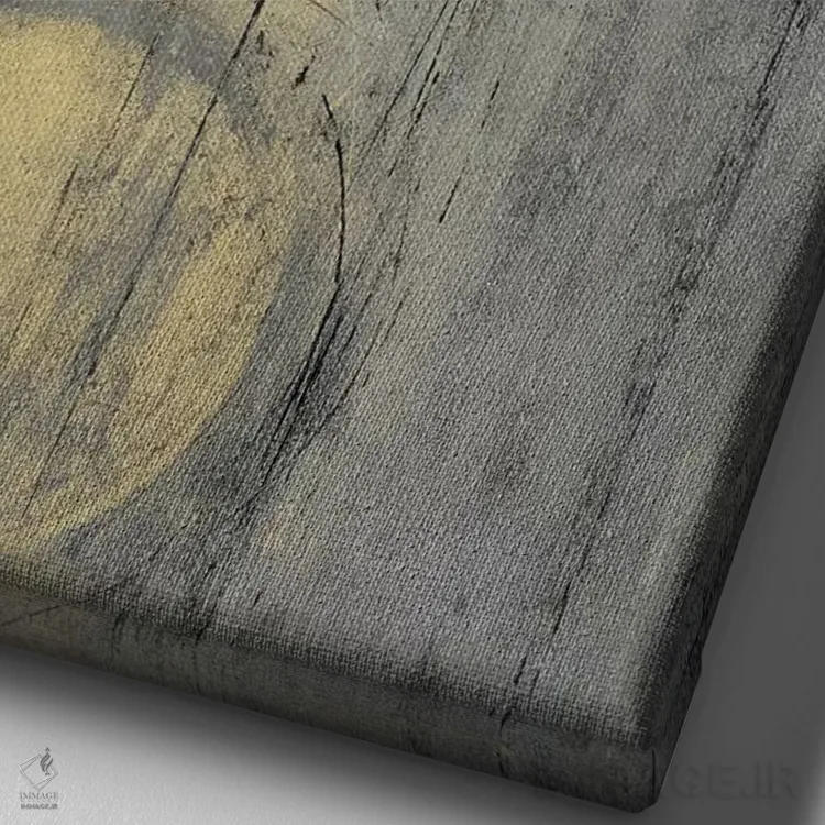 تابلو دکوراتیو برگزیده اثر کارول لین تایس - نمای نزدیک بافت بوم