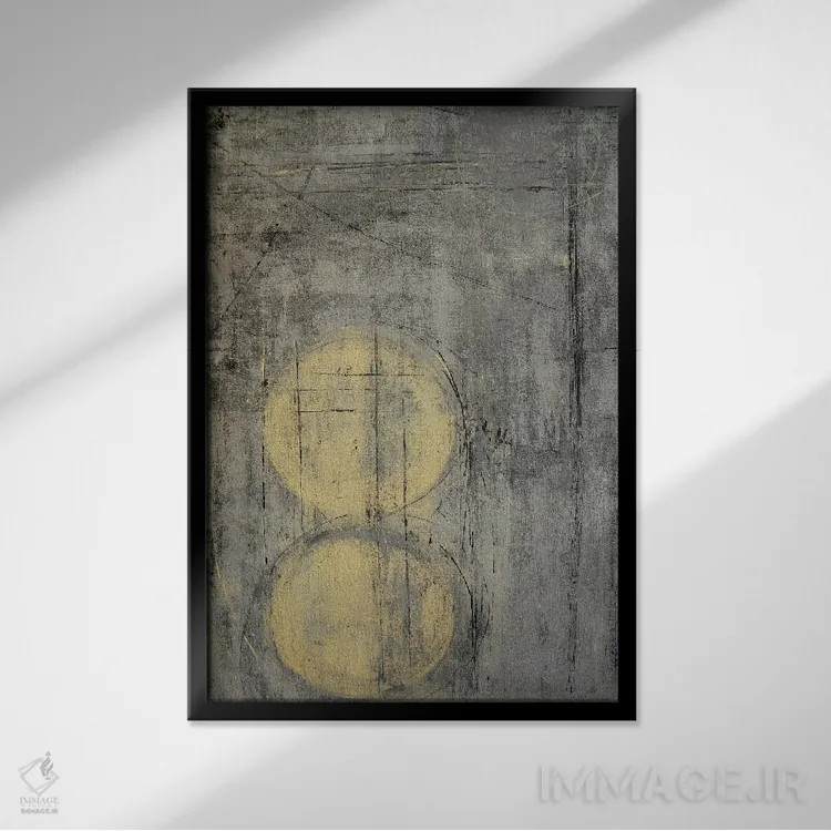 تابلو دکوراتیو برگزیده اثر کارول لین تایس - نمای قابدار مشکی