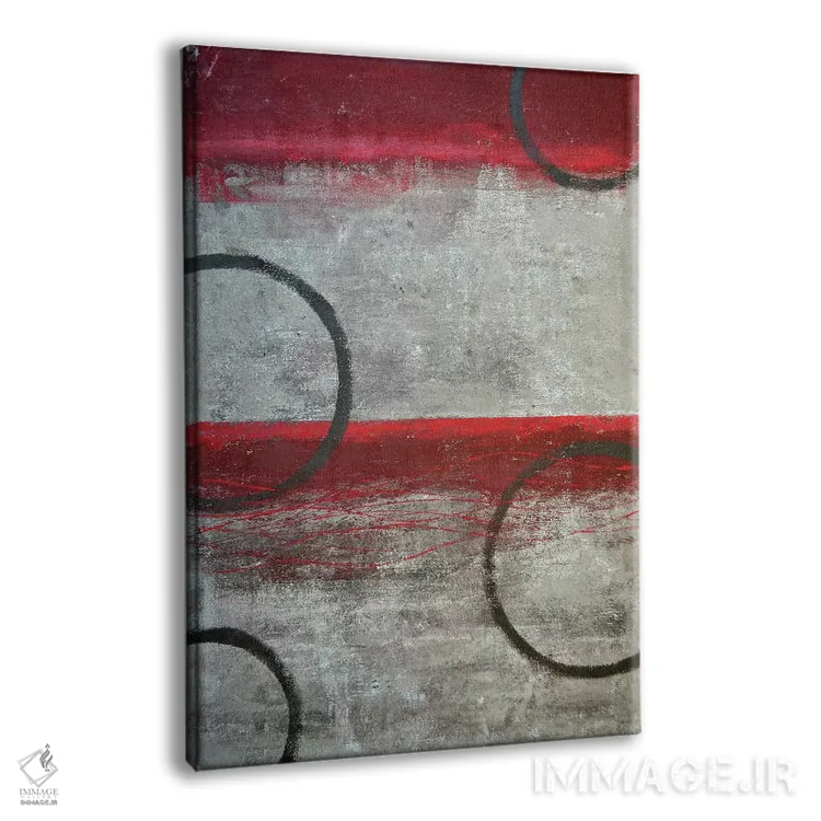 تابلو دکوراتیو سیال و منظم اثر کارول لین تایس - نمای پرسپکتیو محصول