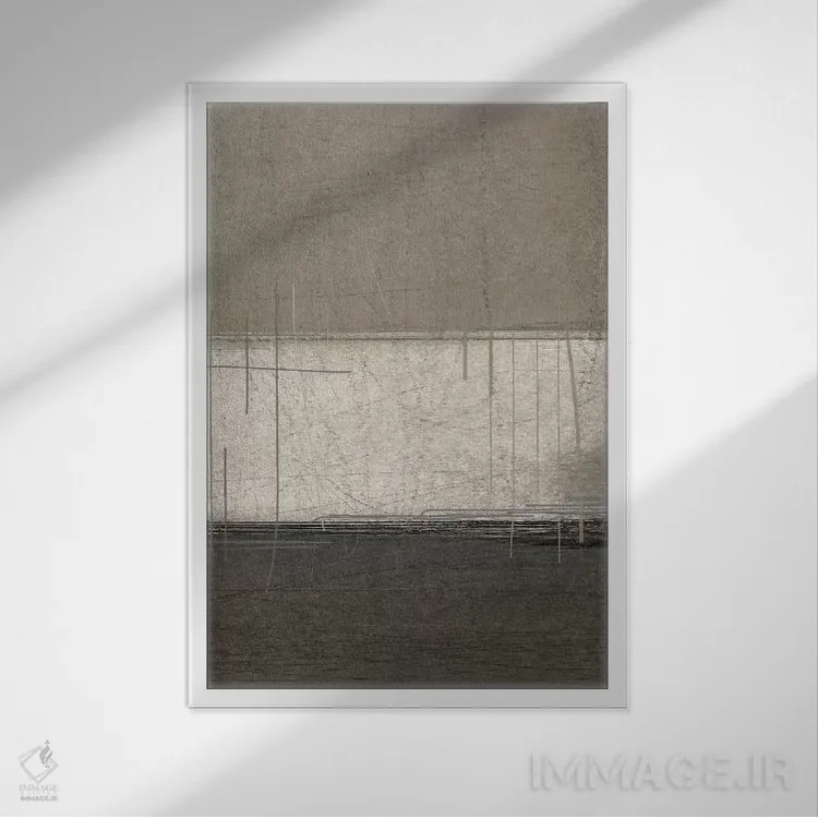 تابلو دکوراتیو نهایت شگفتی اثر کارول لین تایس - نمای قابدار سفید