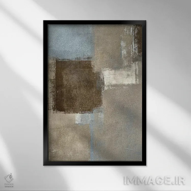 تابلو دکوراتیو جاده ها اثر کارول لین تایس - نمای قابدار مشکی