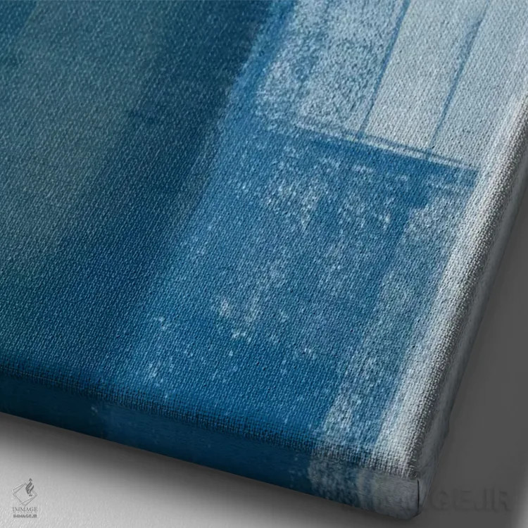 تابلو دکوراتیو مورب اثر کارول لین تایس - نمای نزدیک بافت بوم