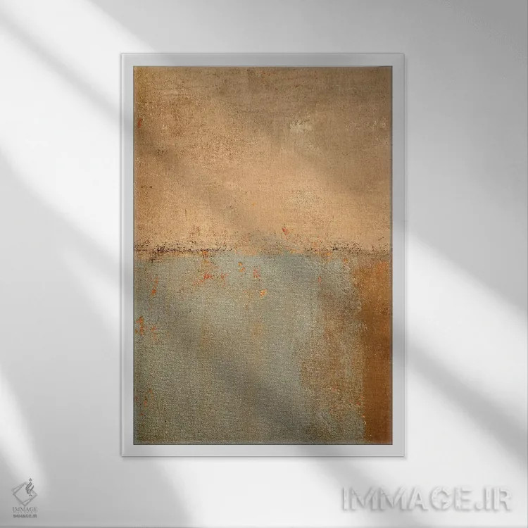 تابلو دکوراتیو کنار گذاشتن اثر کارول لین تایس - نمای قابدار سفید