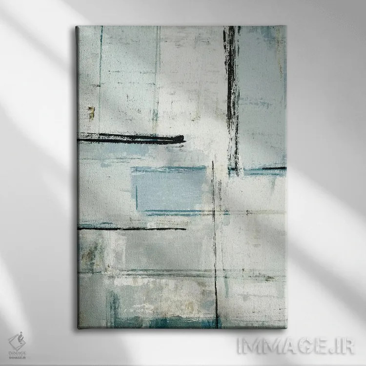 تابلو دکوراتیو درگیر شدن اثر کارول لین تایس - نمای روبهرو روی دیوار