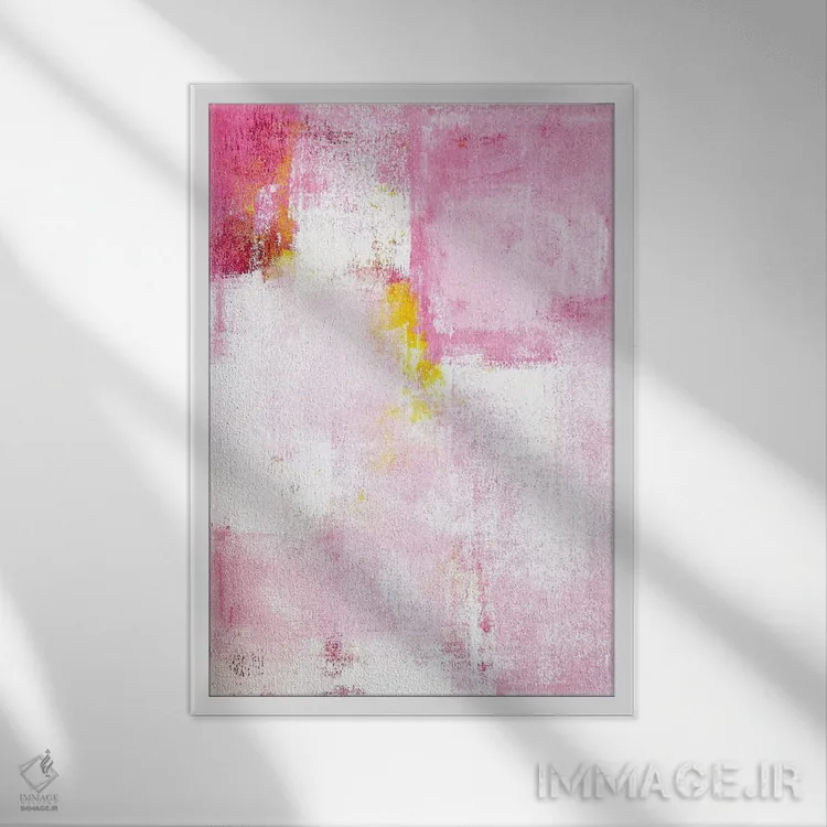 تابلو دکوراتیو شیرین تر شده اثر کارول لین تایس - نمای قابدار سفید