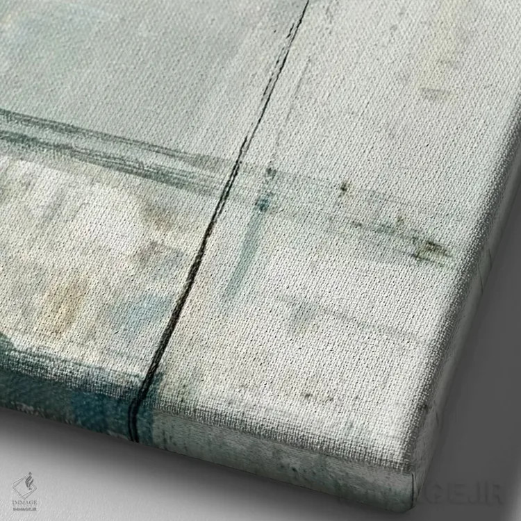 تابلو دکوراتیو درگیر شدن اثر کارول لین تایس - نمای نزدیک بافت بوم