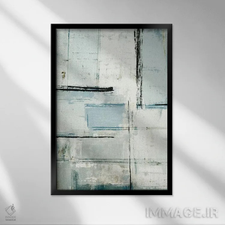 تابلو دکوراتیو درگیر شدن اثر کارول لین تایس - نمای قابدار مشکی