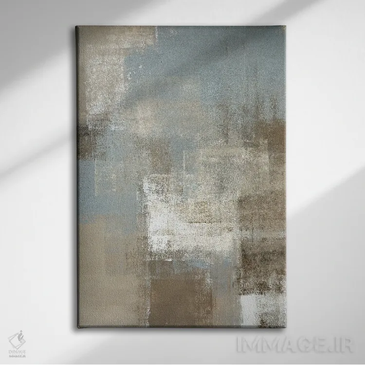 تابلو دکوراتیو "طوفان" اثر کارول لین تایس - نمای روبهرو روی دیوار