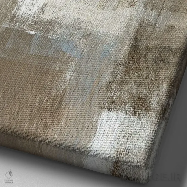 تابلو دکوراتیو "طوفان" اثر کارول لین تایس - نمای نزدیک بافت بوم