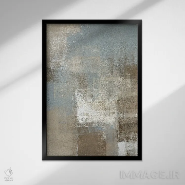 تابلو دکوراتیو "طوفان" اثر کارول لین تایس - نمای قابدار مشکی