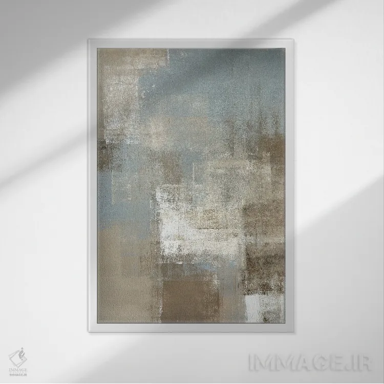 تابلو دکوراتیو "طوفان" اثر کارول لین تایس - نمای قابدار سفید