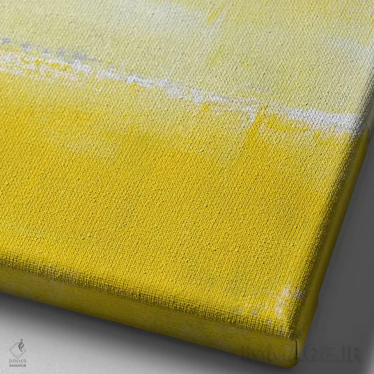 تابلو دکوراتیو "عکس فوری" اثر کارول لین تایس - نمای نزدیک بافت بوم