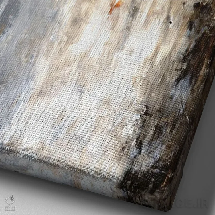 تابلو دکوراتیو "بینشمند" اثر کارول لین تایس - نمای نزدیک بافت بوم