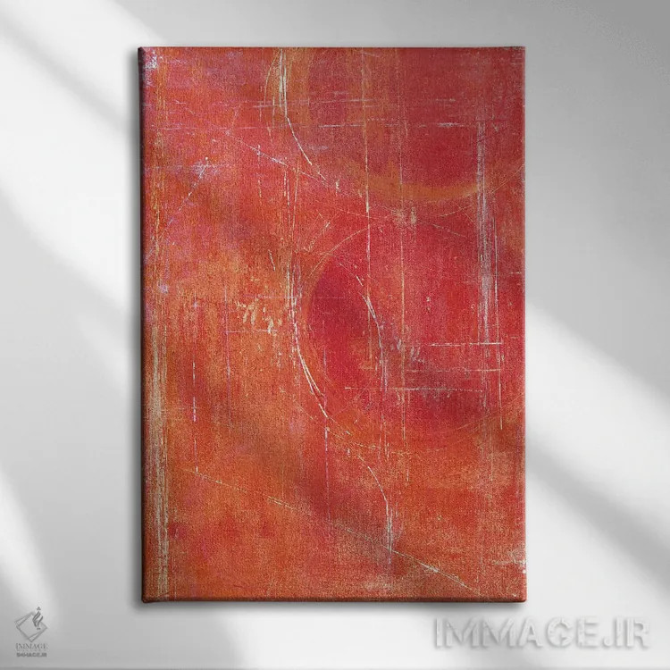 تابلو دکوراتیو "رقص" اثر کارول لین تایس - نمای روبهرو روی دیوار