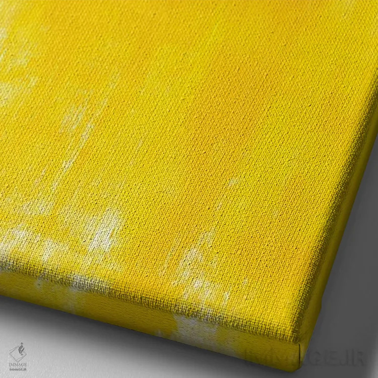 تابلو دکوراتیو "بیرون" اثر کارول لین تایس - نمای نزدیک بافت بوم