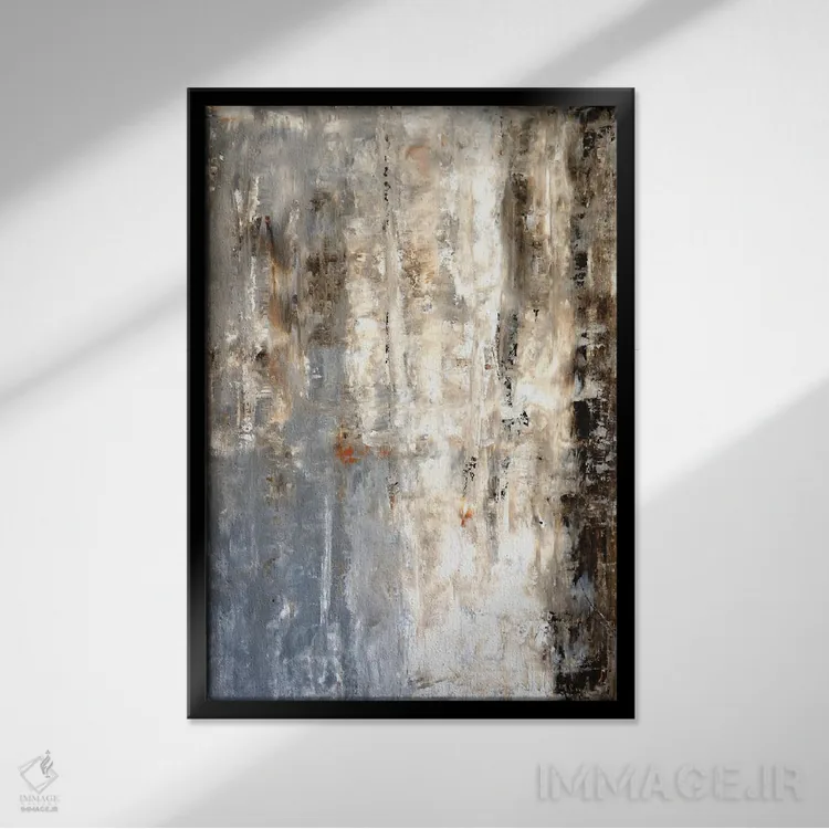 تابلو دکوراتیو "بینشمند" اثر کارول لین تایس - نمای قابدار مشکی