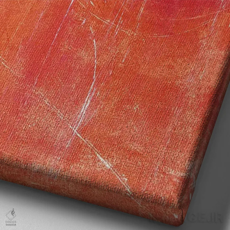 تابلو دکوراتیو "رقص" اثر کارول لین تایس - نمای نزدیک بافت بوم