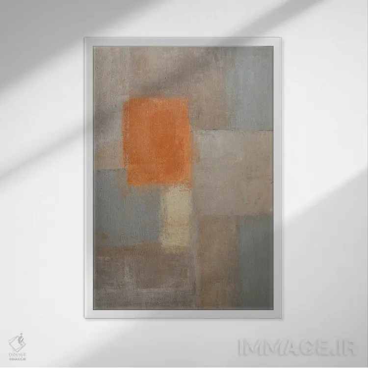 تابلو دکوراتیو "کاملا مناسب" اثر کارول لین تایس - نمای قابدار سفید