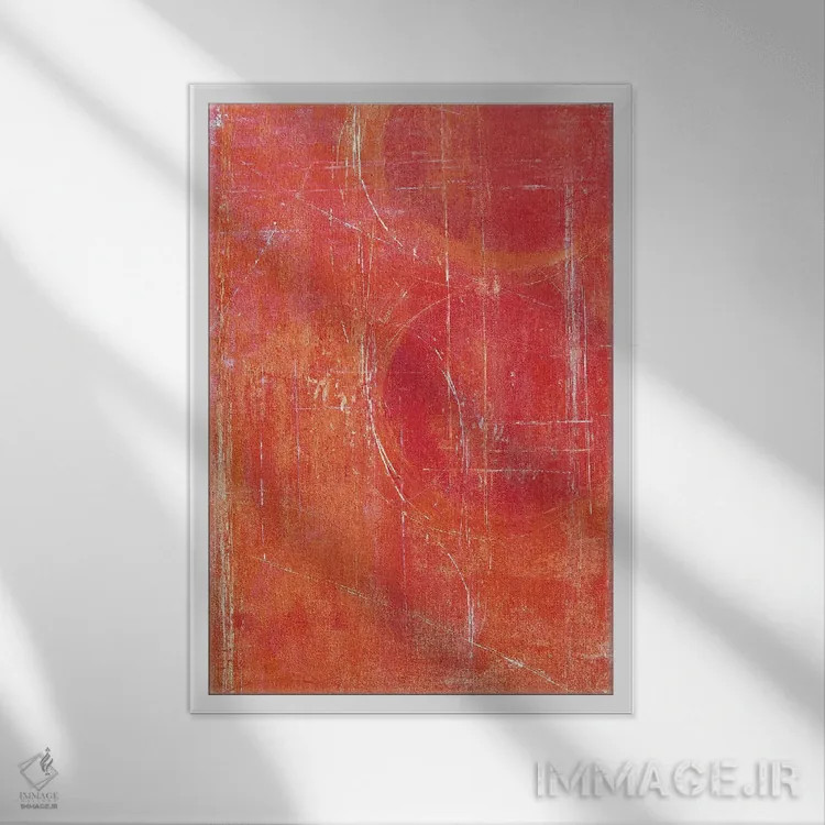 تابلو دکوراتیو "رقص" اثر کارول لین تایس - نمای قابدار سفید