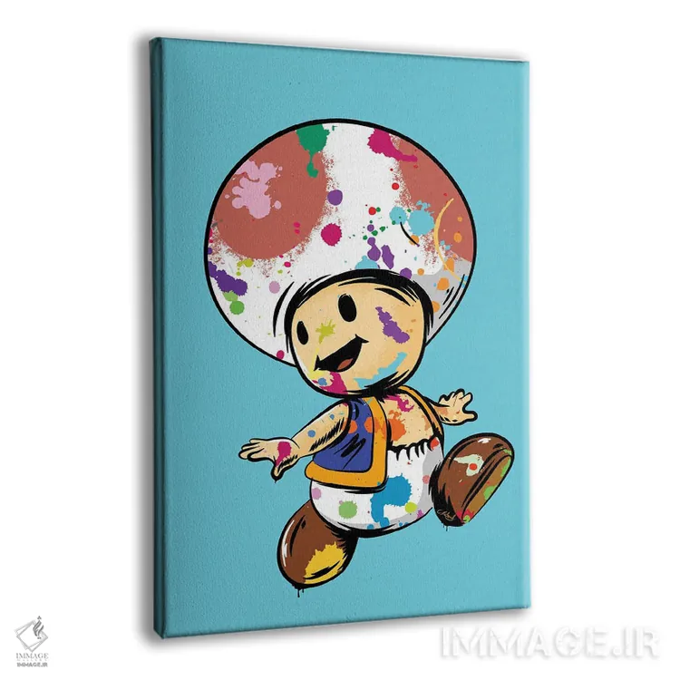 تابلو دکوراتیو تود گرافیتی اثر کریس ریچموند - نمای پرسپکتیو محصول