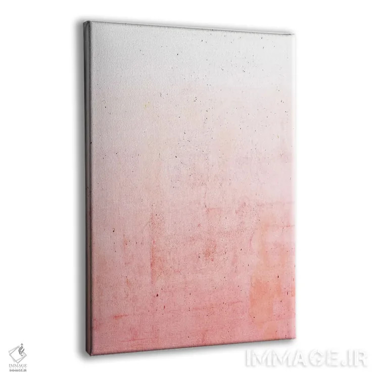 تابلو دکوراتیو امبره صورتی اثر امانوئلا کاراتونی - نمای پرسپکتیو محصول