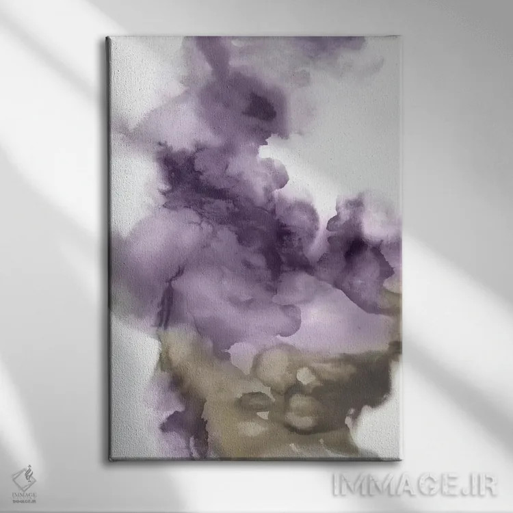 تابلو دکوراتیو مکان یابی در آمتیست ۱ اثر دنیلا هادسون - نمای روبهرو روی دیوار