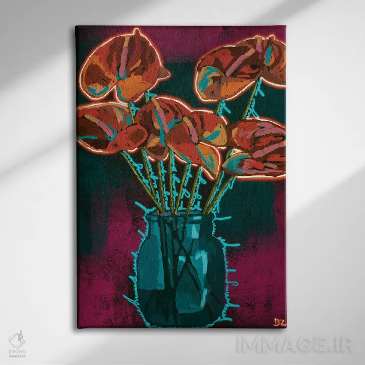 تابلو دکوراتیو کالاس اثر دائو زد - نمای روبهرو روی دیوار