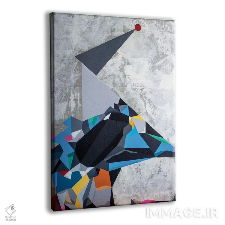 تابلو دکوراتیو نور را دنبال کن اثر داز - نمای پرسپکتیو محصول