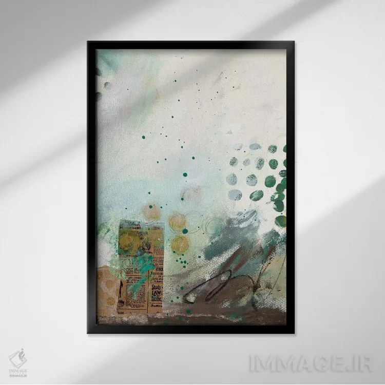 تابلو دکوراتیو یک دو سه به من نگاه کن اول اثر دب چانی - نمای قابدار مشکی