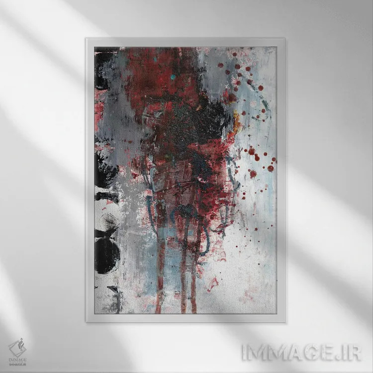 تابلو دکوراتیو ای اف اکس دوم اثر دب چانی - نمای قابدار سفید