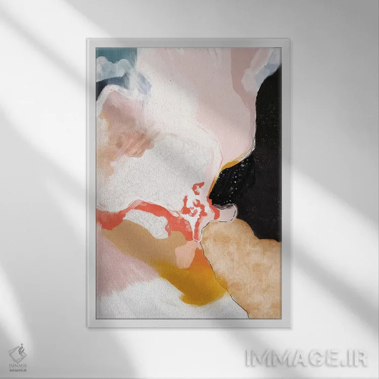 تابلو دکوراتیو کیهانی اثر دانس د لون - نمای قابدار سفید