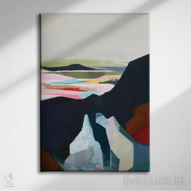 تابلو دکوراتیو طلوع اثر دانس د لون - نمای روبهرو روی دیوار