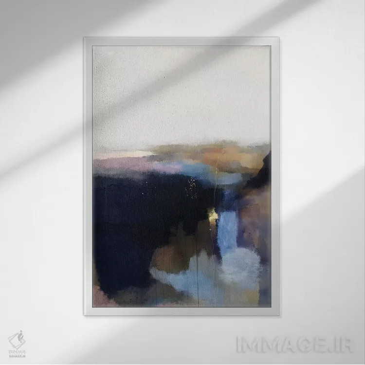 تابلو دکوراتیو موسیقی سرزمین اثر دانس د لون - نمای قابدار سفید