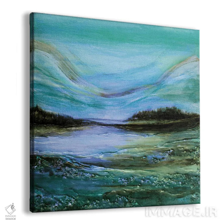 تابلو دکوراتیو درخشش غروب یک اثر جولیا دی سانو - نمای پرسپکتیو محصول