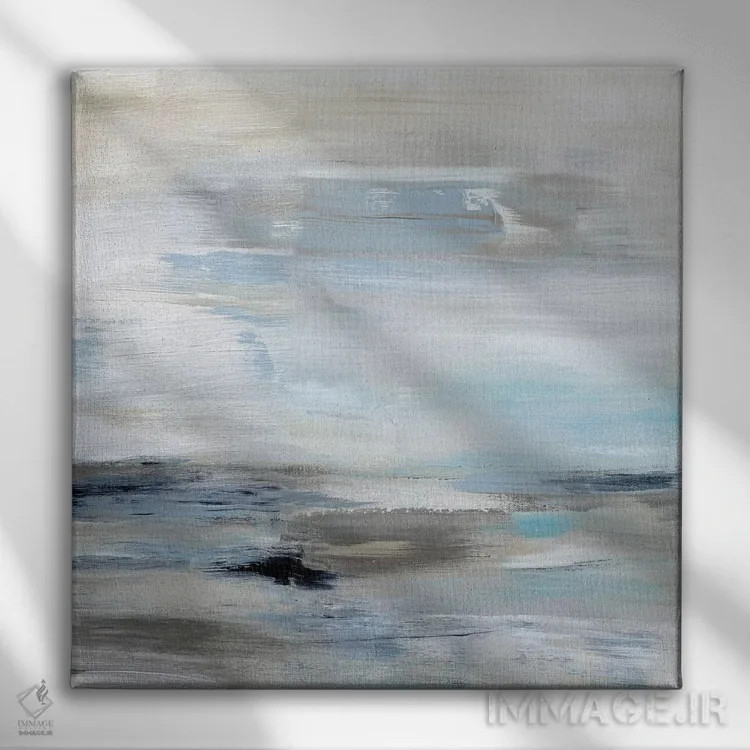تابلو دکوراتیو جریان خلیج اثر جودیت شاپیرو - نمای روبهرو روی دیوار