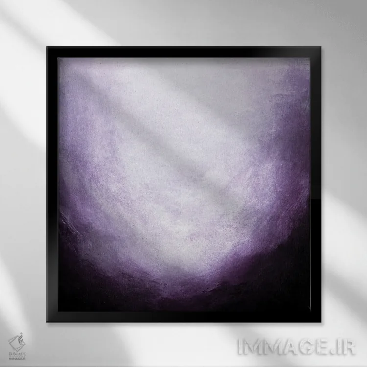 تابلو دکوراتیو غوطه ور چهار اثر جولیا دی سانو - نمای قابدار مشکی