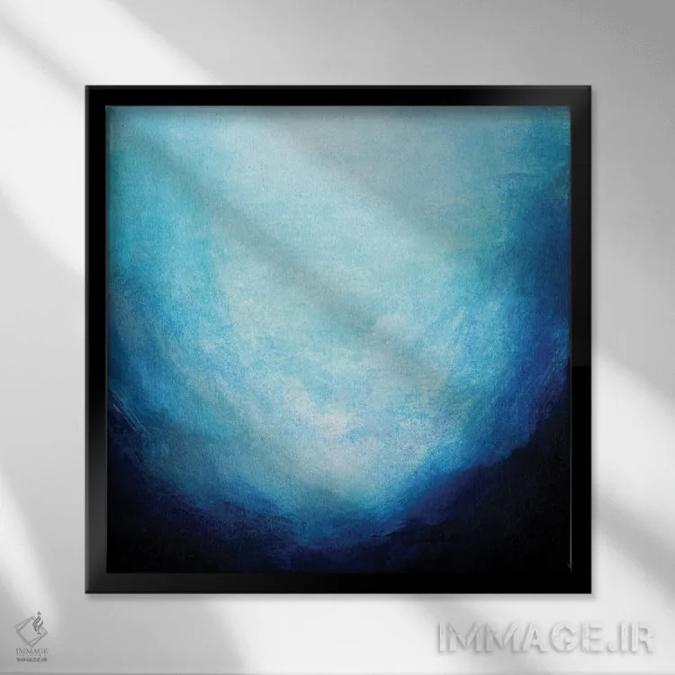 تابلو دکوراتیو غوطه ور یک اثر جولیا دی سانو - نمای قابدار مشکی