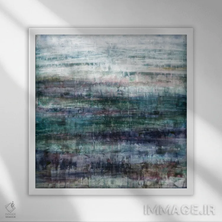 تابلو دکوراتیو انعکاس های زیبا I اثر جولیا دی سانو - نمای قابدار سفید