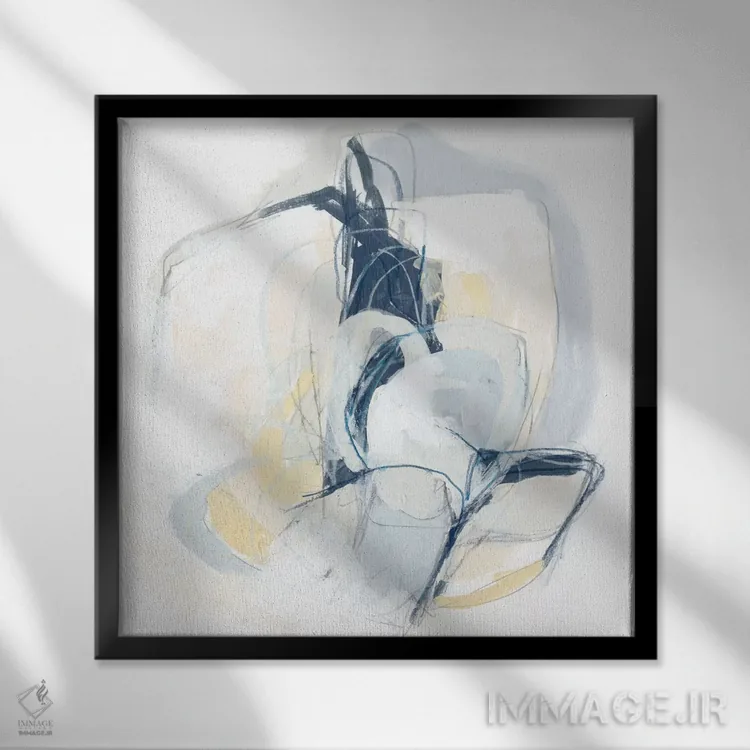 تابلو دکوراتیو شهر ۱ اثر جون اریکا وس - نمای قابدار مشکی