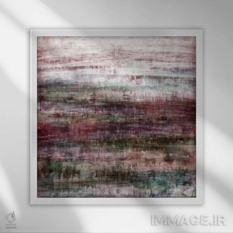 تابلو دکوراتیو انعکاس های زیبا II اثر جولیا دی سانو - نمای قابدار سفید