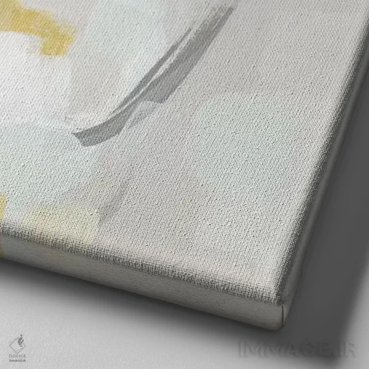 تابلو دکوراتیو محوشدگی استریو یک اثر جون اریکا وس - نمای نزدیک بافت بوم