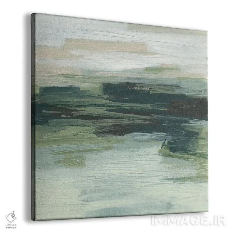 تابلو دکوراتیو مزارع خزه ۱ اثر جون اریکا وس - نمای پرسپکتیو محصول