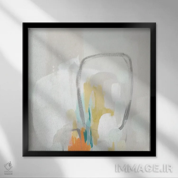 تابلو دکوراتیو محوشدگی استریو یک اثر جون اریکا وس - نمای قابدار مشکی