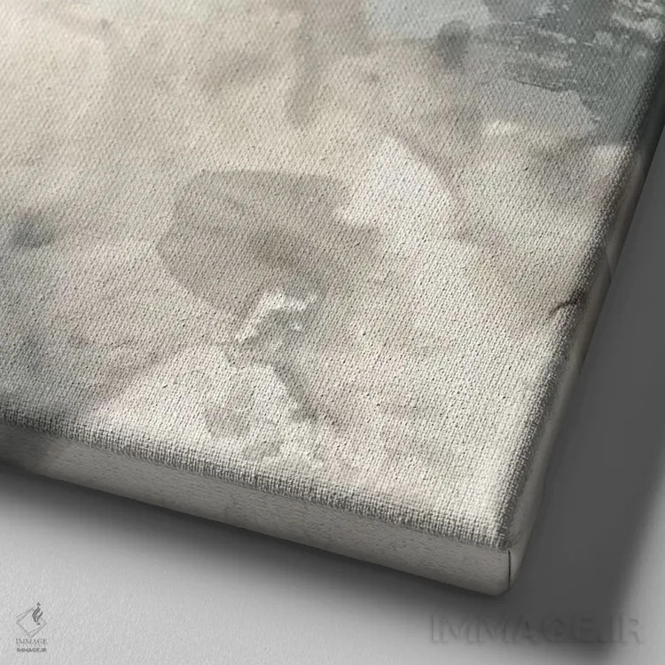 تابلو دکوراتیو غیب گویی ۳ اثر جون اریکا وس - نمای نزدیک بافت بوم