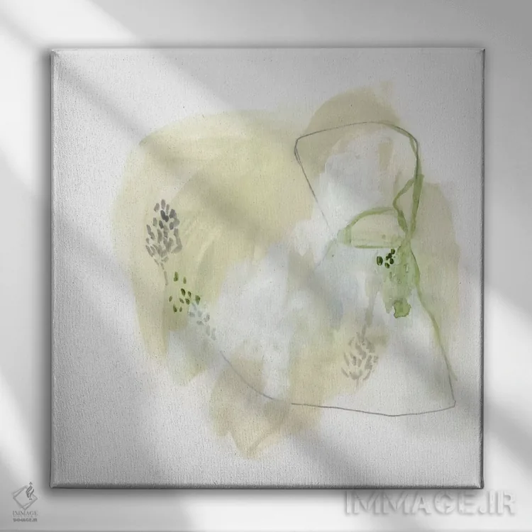 تابلو دکوراتیو فصل میانی ۴ اثر جون اریکا وس - نمای روبهرو روی دیوار