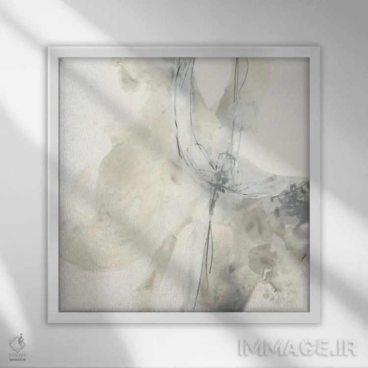تابلو دکوراتیو غیب گویی ۳ اثر جون اریکا وس - نمای قابدار سفید