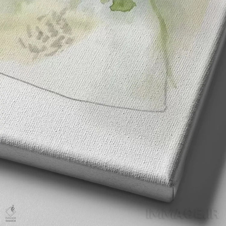 تابلو دکوراتیو فصل میانی ۴ اثر جون اریکا وس - نمای نزدیک بافت بوم